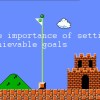 setting achievable goals